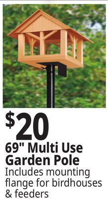 Ocean State Job Lot 69 multi use garden pole offer