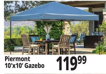 Ocean State Job Lot Piermont 10'x10' one touch instant gazebo offer