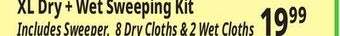 Ocean State Job Lot Xl dry + wet sweeping kit offer