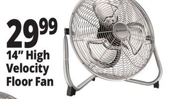Ocean State Job Lot Penguin high velocity floor fan, 14 offer