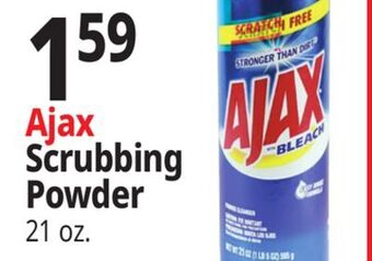 Ocean State Job Lot Ajax with bleach powder cleanser, 21 oz offer