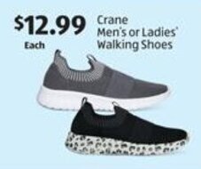 Aldi Crane Men's or Ladies' Walking Shoes offer