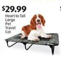 Aldi Heart to Tail Large Pet Travel Cot offer
