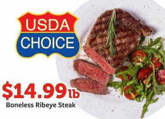 Fareway Boneless Ribeye Steak offer