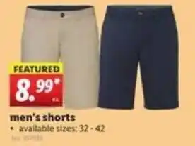 Lidl Men's Shorts offer