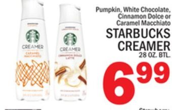C Town Starbucks creamer offer