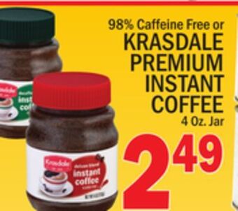 C Town Krasdale premium instant coffee offer
