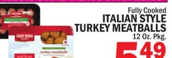 C Town Italian style turkey meatballs offer