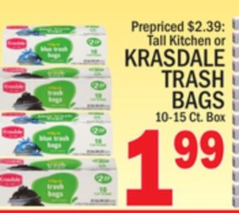 C Town Krasdale trash bags offer