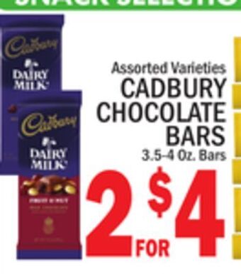 C Town Cadbury chocolate bars offer