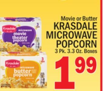 C Town Krasdale microwave popcorn offer