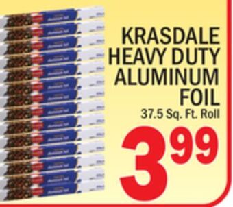 C Town Krasdale heavy duty aluminum foil offer