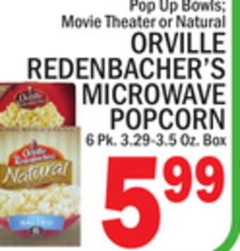 C Town Orville redenbacher's microwave popcorn offer