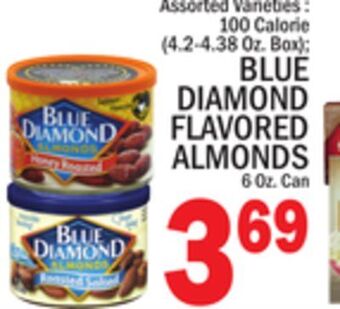 C Town Blue diamond flavored almonds 6 oz. can offer