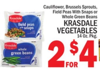 C Town Krasdale vegetables offer