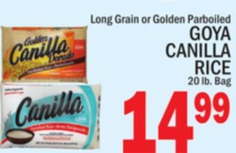 C Town Goya canilla rice offer