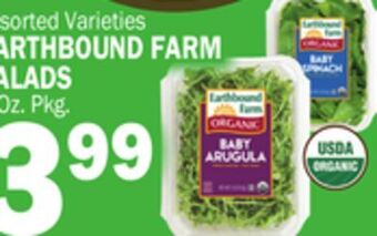 C Town Earthbound farm salads offer