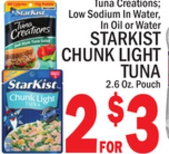 C Town Starkist chunk light tuna offer