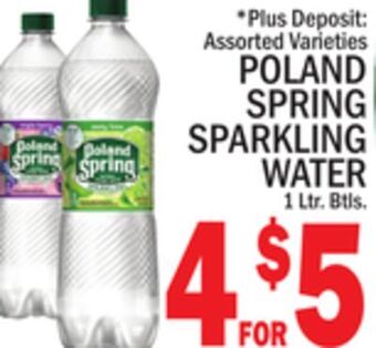 C Town Poland spring sparkling water offer