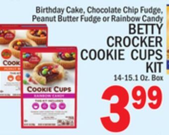 C Town Betty crocker cookie cups kit offer