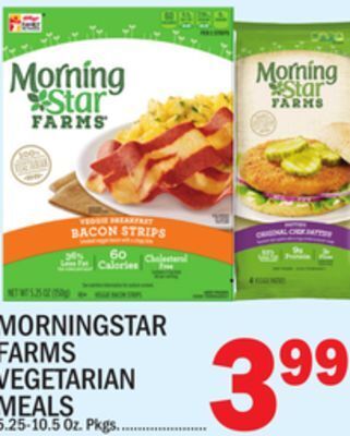C Town Morningstar farms vegetarian meals offer