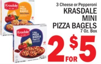 C Town Krasdale mini pizza bagels offer
