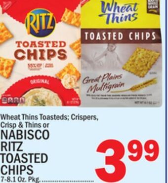 C Town Nabisco ritz toasted chips offer