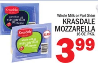 C Town Krasdale mozzarella offer