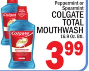 C Town Colgate total mouthwash offer