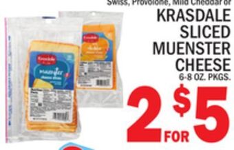C Town Krasdale sliced muenster cheese offer