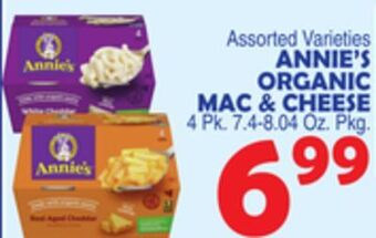 Bravo Supermarkets Annie's organic mac & cheese offer