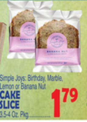 Bravo Supermarkets Cake slice offer