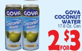 Bravo Supermarkets Goya coconut water offer