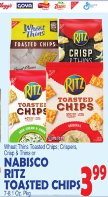 Bravo Supermarkets Nabisco ritz toasted chips offer