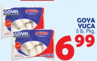 Bravo Supermarkets Goya yuca offer