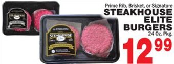 Bravo Supermarkets Steakhouse elite burgers offer