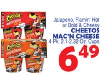 Bravo Supermarkets Cheetos mac'n cheese offer