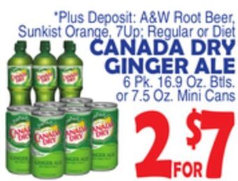 Bravo Supermarkets Canada dry ginger ale offer