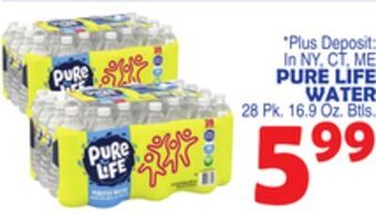 Bravo Supermarkets Pure life water offer