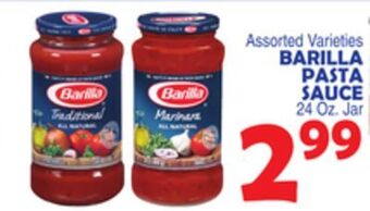 Bravo Supermarkets Barilla pasta sauce offer
