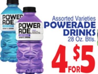 Bravo Supermarkets Powerade drinks offer