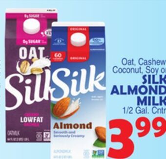 Bravo Supermarkets Silk almond milk offer