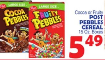 Bravo Supermarkets Post pebbles cereal offer