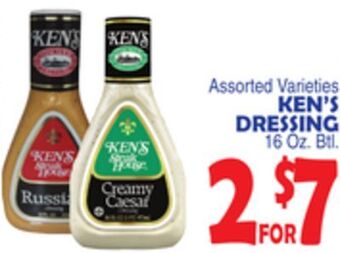 Bravo Supermarkets Ken's dressing offer