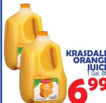 Bravo Supermarkets Krasdale orange juice offer