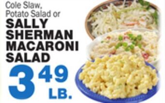 Bravo Supermarkets Sally sherman macaroni salad offer