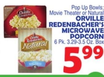 Bravo Supermarkets Orville redenbacher's microwave popcorn offer