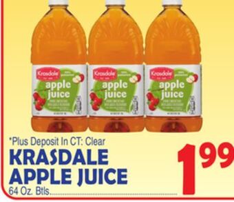Bravo Supermarkets Krasdale apple juice offer