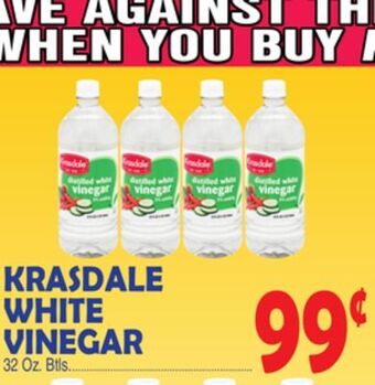 Bravo Supermarkets Krasdale white vinegar offer