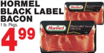 Bravo Supermarkets Hormel black label bacon offer